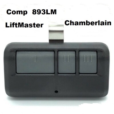 Chamberlain Replacement Garage Door Opener Remote Control  Yellow Learn Button