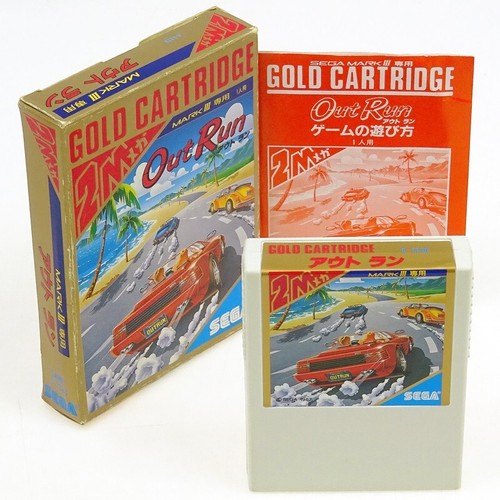 OUT RUN FM SEGA markIII No.A Japan Import Arcade Racing mark3 NTSC-J Comp USED - 第 1/2 張圖片