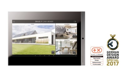 DIVUS TZ07-B Display Touch Panel Gebäude Steuerung Musik KNX EIB LAN USB Windows
