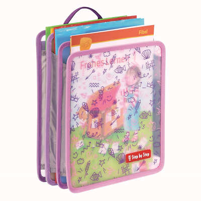 Step by Step Faltbare Heftbox Pink Organizer