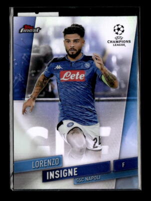 2019-20 Topps Finest UEFA Refractor Lorenzo Insigne ssc Napoli