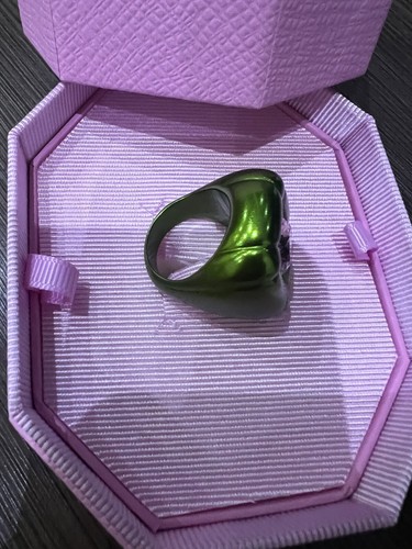 Swarovski Dulcis Cushion Cut green Cocktail Ring 5609722 Size 60 New 💕 - Picture 7 of 8