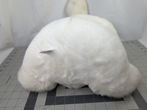 Peluche coniglio bianco pastello raso orecchie zampe 19 pollici Tb Trading Co peluche - Foto 9 di 13