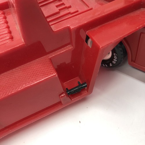 Vintage Gay Toys Fire Truck Ladder Red 979 Made In USA Plastic INCOMPLETE 80s - Picture 8 of 11