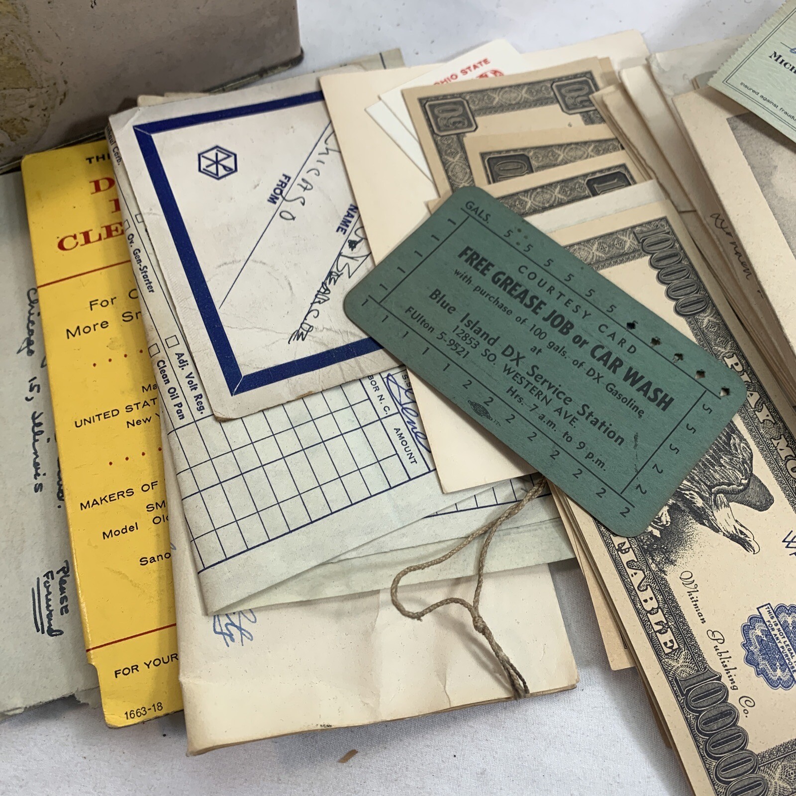 Vintage Ephemera Paper Lot eBay