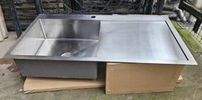 Ex Display Single Bowl Stainless Steel Kitchen Sink  - Chrome