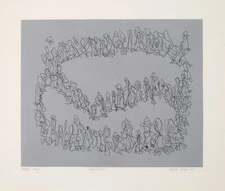 Norman Lewis : Togetherness : Archival Art Print