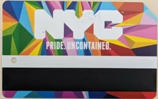 World Pride, NYC. Uncontained. Metrocard-Expired, mint
