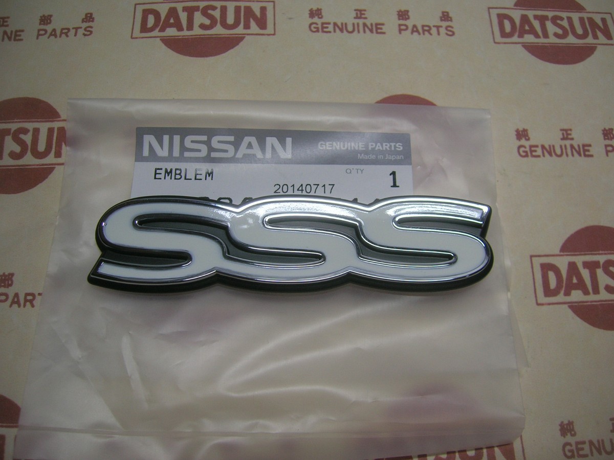 DATSUN 510 Bluebird SSS Badge Emblem USDM Genuine