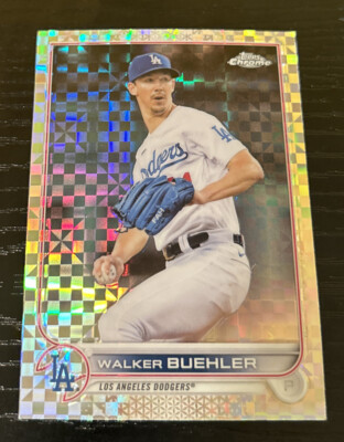 2022 Topps Chrome Walker Buehler X-Fractor