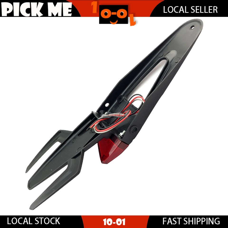 Conjunto de luz de freno trasera LED de enduro para Suzuki DR250 DR350 DR650 RMZ450 Foto 2 de 2