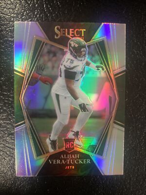 2021 Select  Alijah Vera-Tucker Silver Prizm New York Jets Rookie RC 186 B200