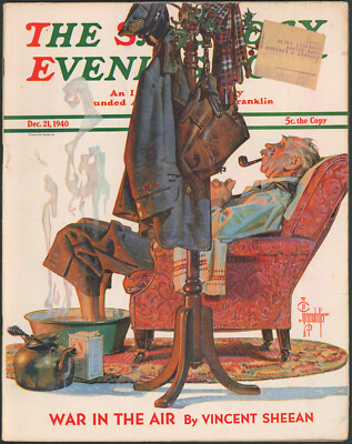 Saturday Evening Post December 21 1940 JC Leyendecker ~Christmas