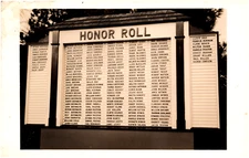 Student Honor Roll Board East Lampeter School Lancaster PA 1930s RPPC Postcard