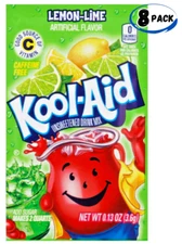 Kool-Aid Lemon-Lime Unsweetened Soft Drink Mix -.13oz (8 pack)