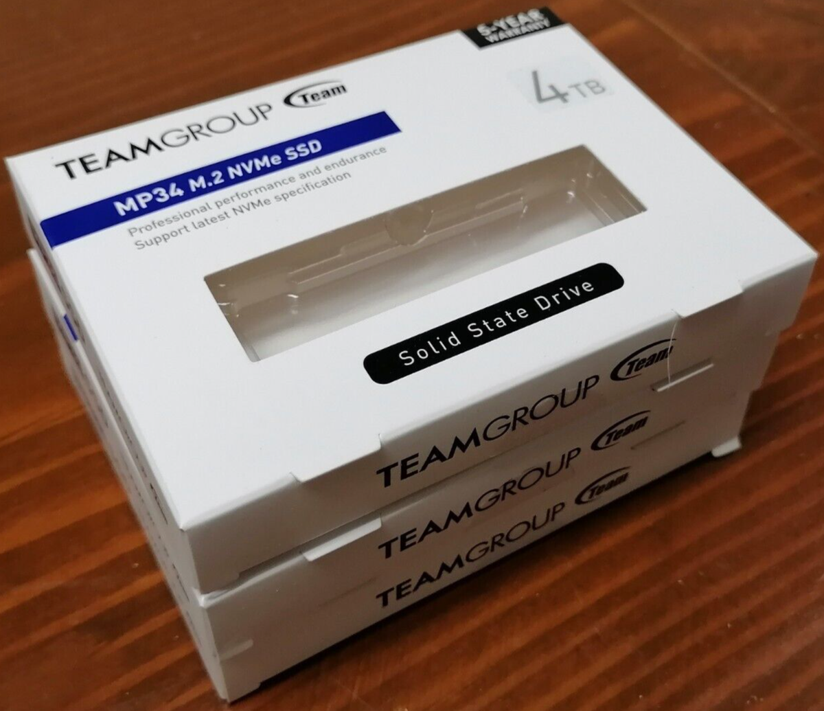 Lot Of BOX ONLY TeamGroup MP34 PCIe 4TB SSD Boxes