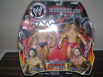 Batista Orton WWE Jakks Adrenaline Series 7 Figure lot New Evolution LJN Hasbro