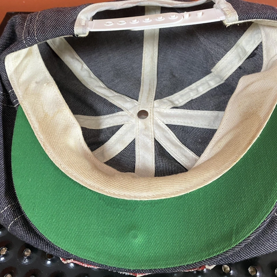 De colección Burlington Northern Railroad Safety Team Gorra Plana Snapback Sombrero Camionero Foto 4 de 4