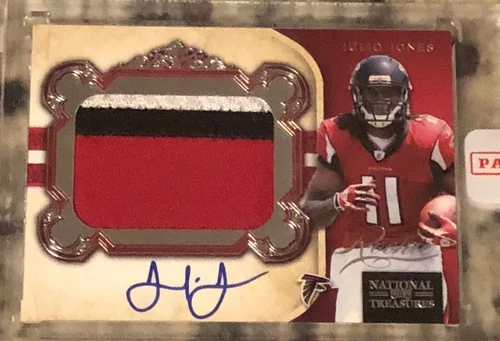 Julio Jones National Treasures Auto/Autograph/Jersey SSP RC Rookie 50/99 3 COLOR