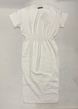 Womens Dress Size UK 12 Cream White PLT Summer One Piece Soft Cotton RRP £60
