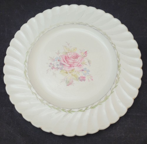 1950s English Royal Staffordshire Clarice Cliff "Janice" Set of 3 Dinner Plates - Picture 4 of 10