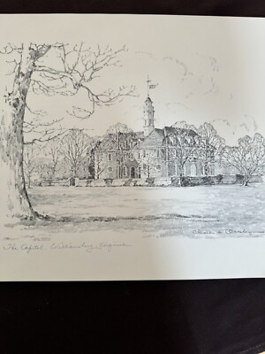 絵画 Four Sketches of Colonial Williamsburg Four Sketches Of