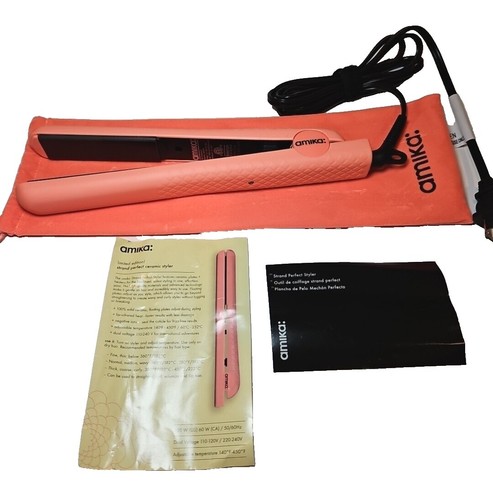 Strand Perfect Ceramic Styler Amika Strand Straightener NEW  display picture 2