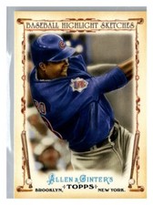 2011 Topps Allen & Ginter #BHS-3 Starlin Castro Baseball Highlight Sketches