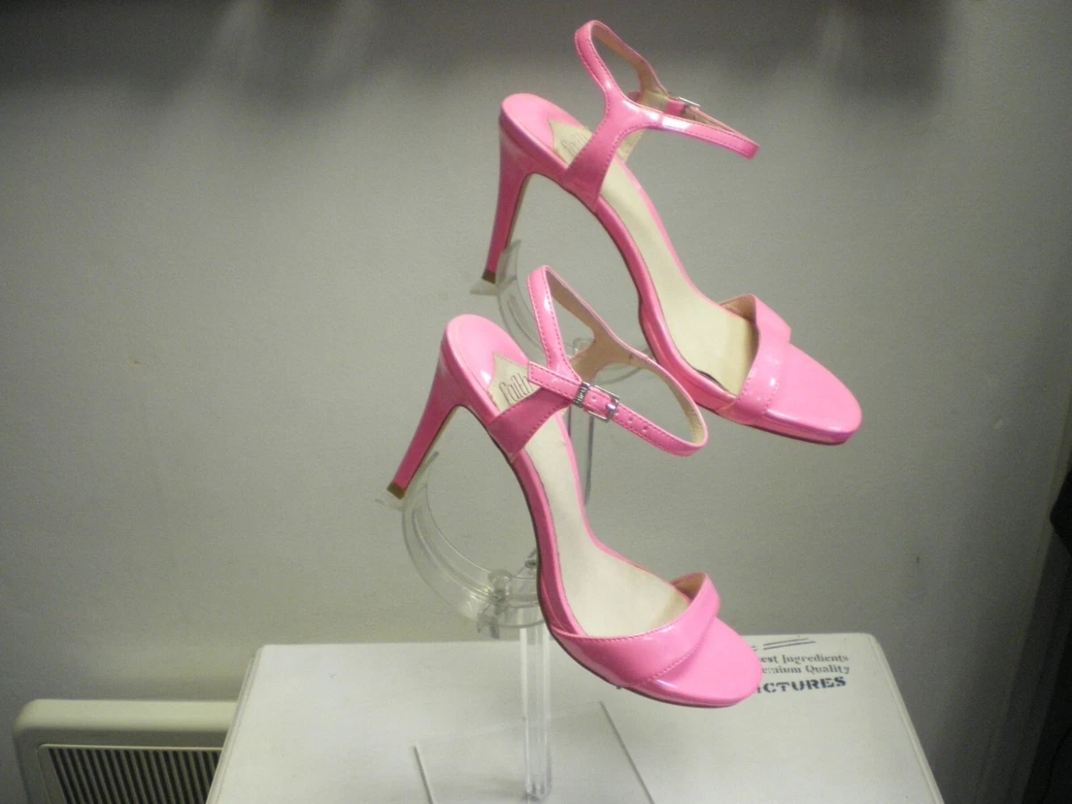 Pink patent heels sales