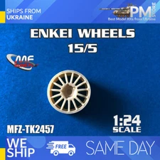 Mf-zone TK2457 1/24 Enkei wheels 15/5 Resin kit