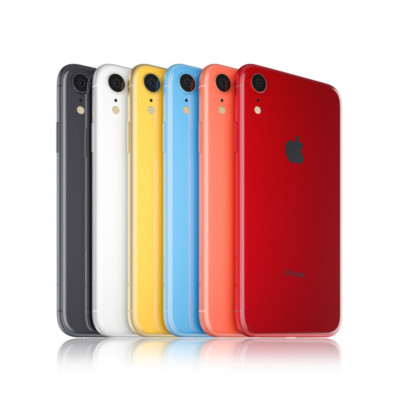 Apple iPhone XR Screen 6.1 64GB Unlocked Verizon Att TMobile iOS LTE White Red 