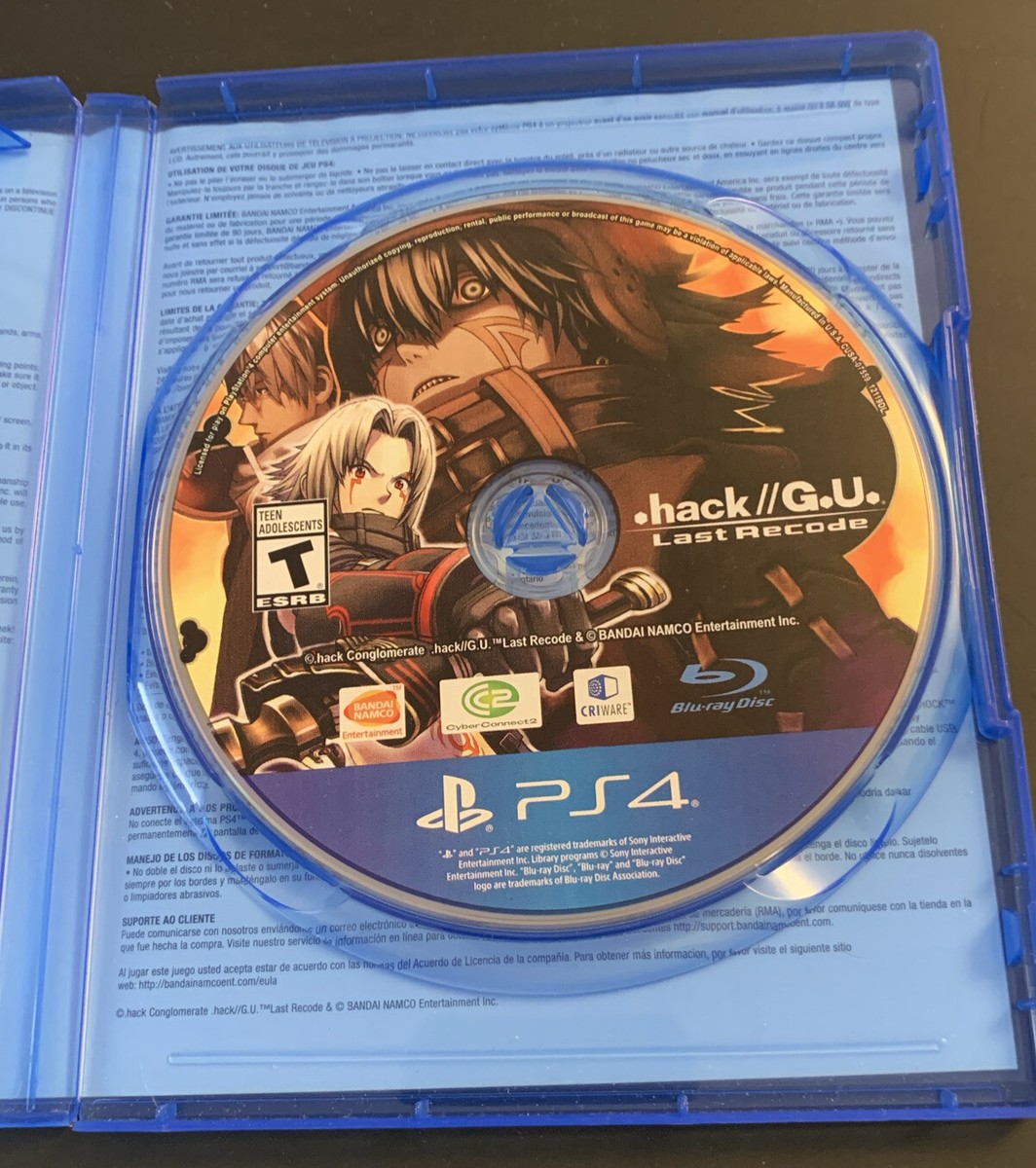 Hack G.U. Last Recode - Sony PlayStation 4 PS4 Complete