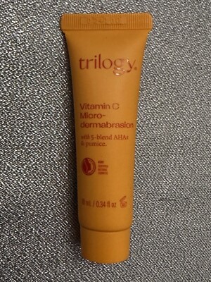 Trilogy Vitamin C Microdermabrasion 5 BLEND AHA Dual Action Smooth Brighten  