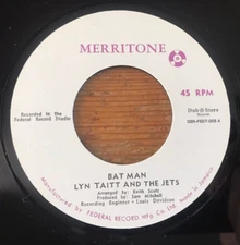 Lyn Taitt And The Jets Bat Man The Joker 45 rpm Vinyl 7" Reggae Merritone