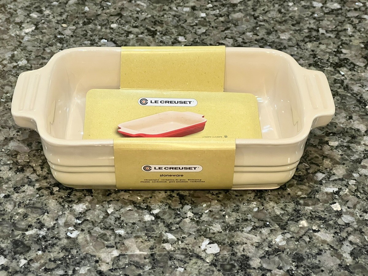 Rectangular Stoneware Le Creuset Rectangular Baking Dish 7x5 NEW