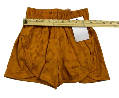 New Nike Dri-FIT Girls Training 4” Shorts Orange, Lined Size XS, Print MSRP$38 - Picture 5 of 11