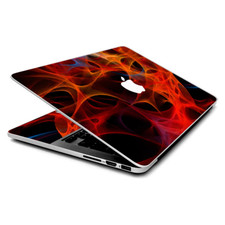 Skin Wrap for MacBook Pro 15 inch Retina orange fire