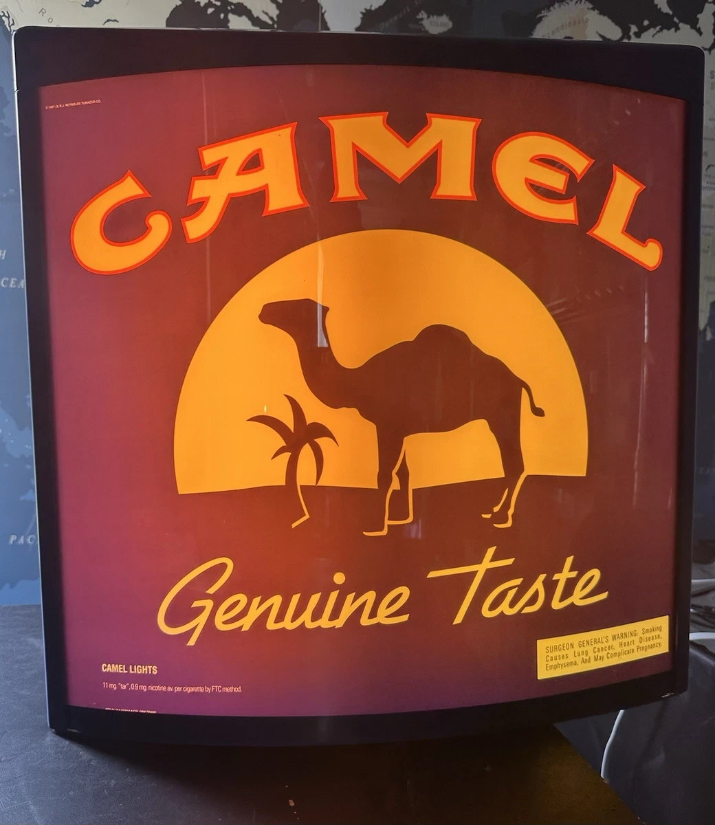 camel cigarettes lamp Camel Bar Light for sale