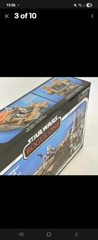 Star Wars Vintage Collection Rogue One Imperial Combat Assault Tank Sealed - Image 2 of 3