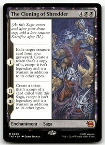 The Cloning of Shredder 0060 Teenage Mutant Ninja Turtles MTG Mythic Rare