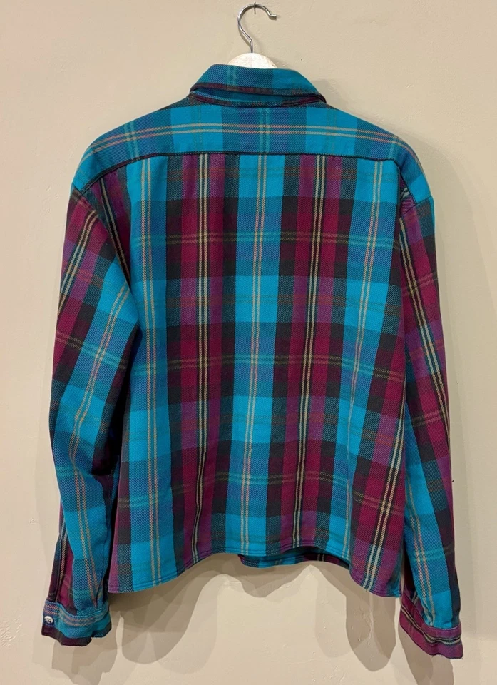 Five Brothers Flannel Shirt Men, Vintage 70s/80s, Made in USA - Image 2 of 4