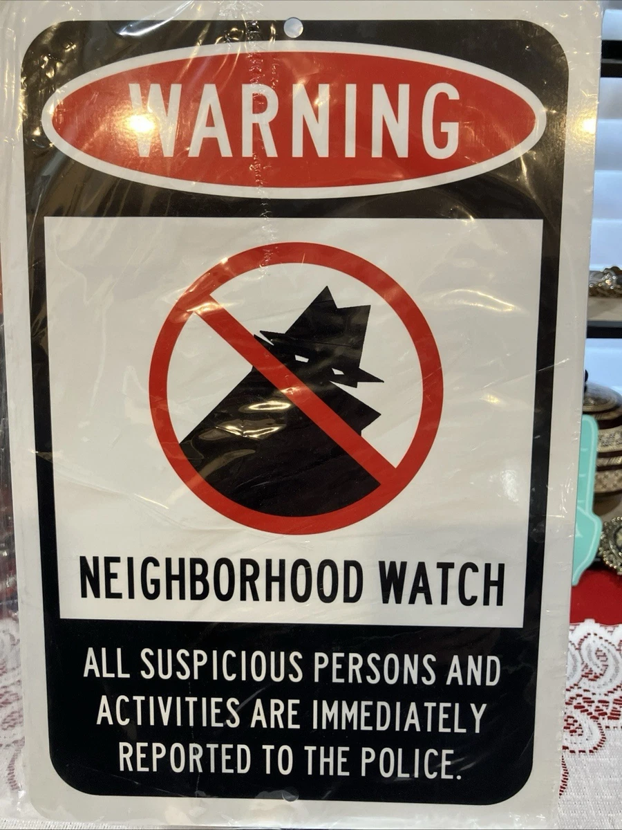 neighborhood watch sign products for sale | eBay
