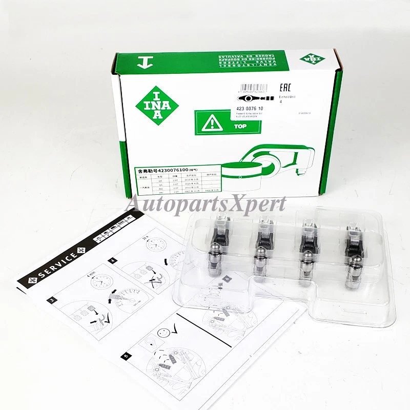 16x OEM INA Lash Adjuster & Roller Rocker Arm For AUDI A4 quattro 2013-2015 2.0T Foto 2 de 3