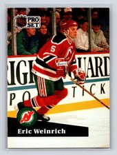 1991-92 Pro Set - Eric Weinrich #133 New Jersey Devils Hockey Card