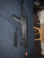 M40 WWII German Spring Sub Machine Airsoft Gun 250 FPS with Under Folding Stock