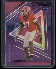 2022 Panini Chronicles Draft Picks #22 Nakobe Dean Recon Purple #/49