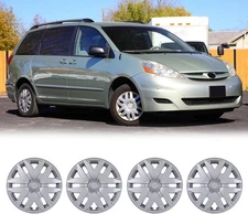 Set Of 4 16 inch Steel Wheel Hubcaps fit for 2004-2010 TOYOTA SIENNA Snap-On 