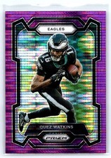 2023 Panini Prizm #246 Quez Watkins Purple Pulsar