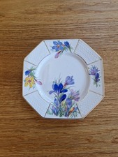 Vintage Royal Venton Ware- John Steventon- Crocus Floral Design Tea Plates X 5