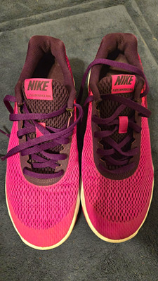 Nike Flex Experience RN 6 Women's Pink Purple Mesh Low Top Running Sneakers